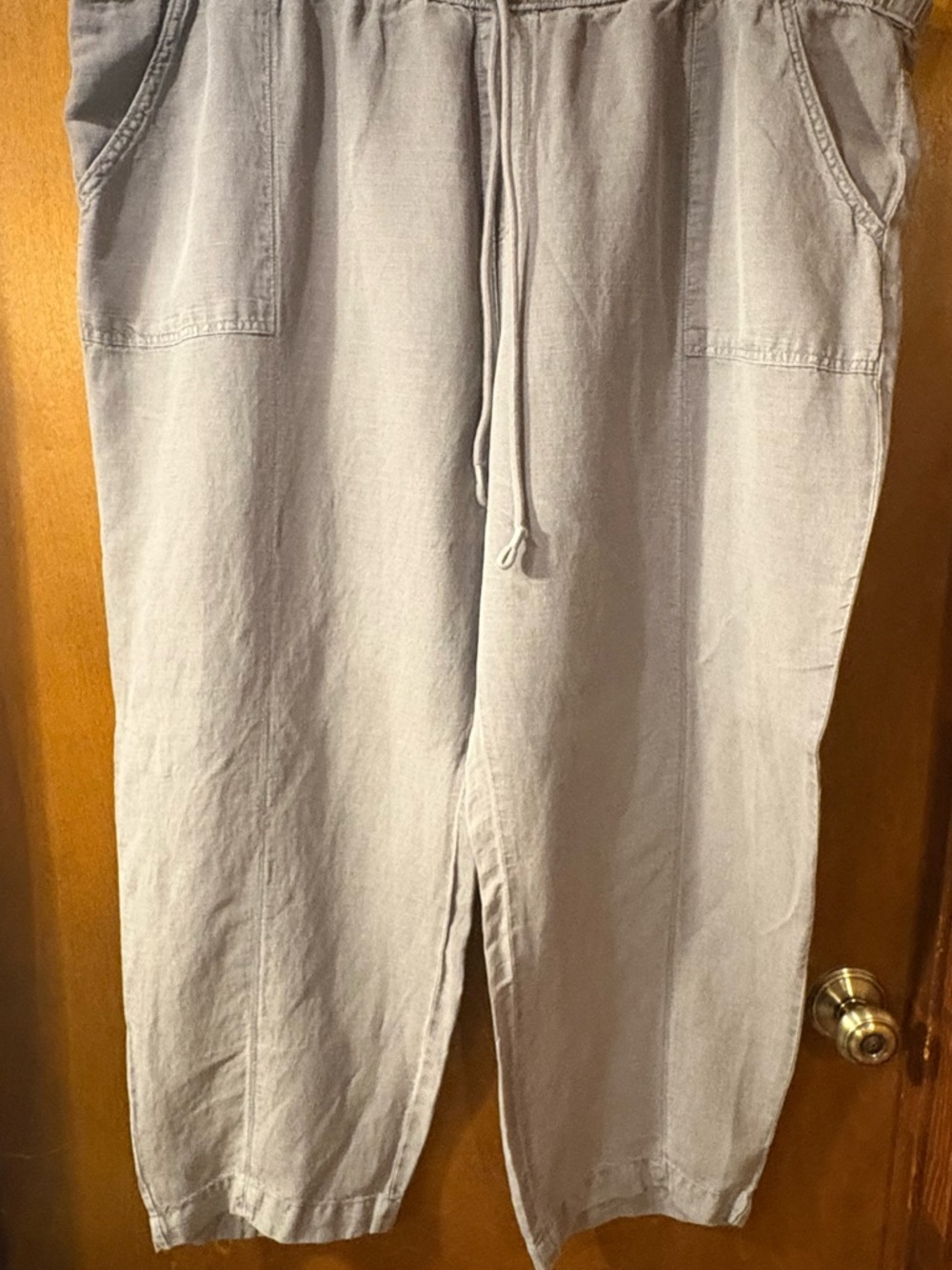 Jones New York Gray Elastic Waist Pull-On Pants - Picture 2 of 4